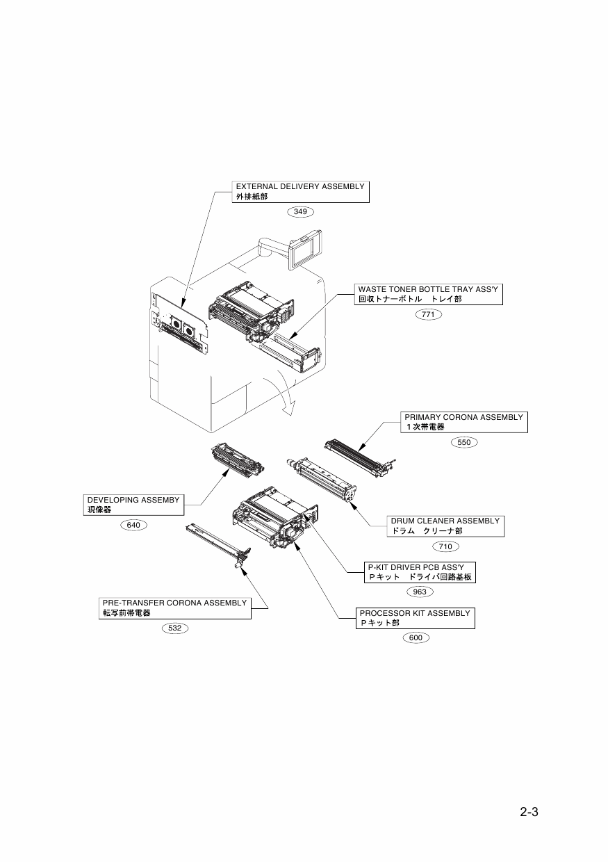 CANON imagePRESS 1110 1125 1135 Parts Manual PDF download-2